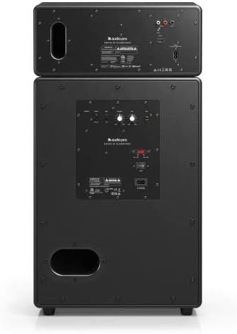 Audio Pro Drumfire Mkii דובר אלחוטי | נאמנות גבוהה, רמקול Bluetooth Multiroom w/RCA & WiFi קלט | Chromecast